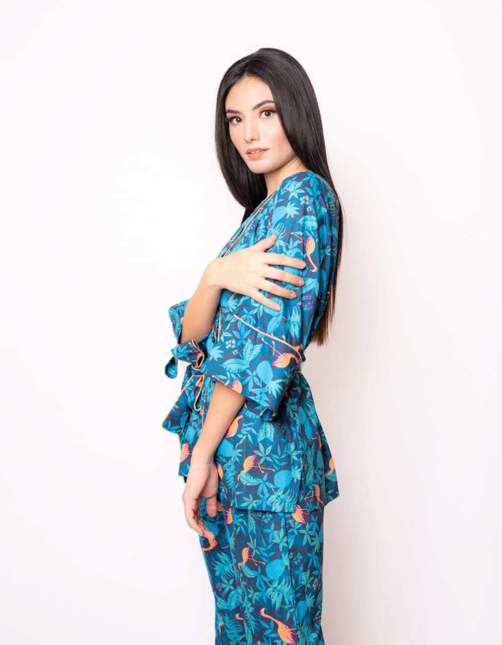 Blue Flamingo Lounge Set
