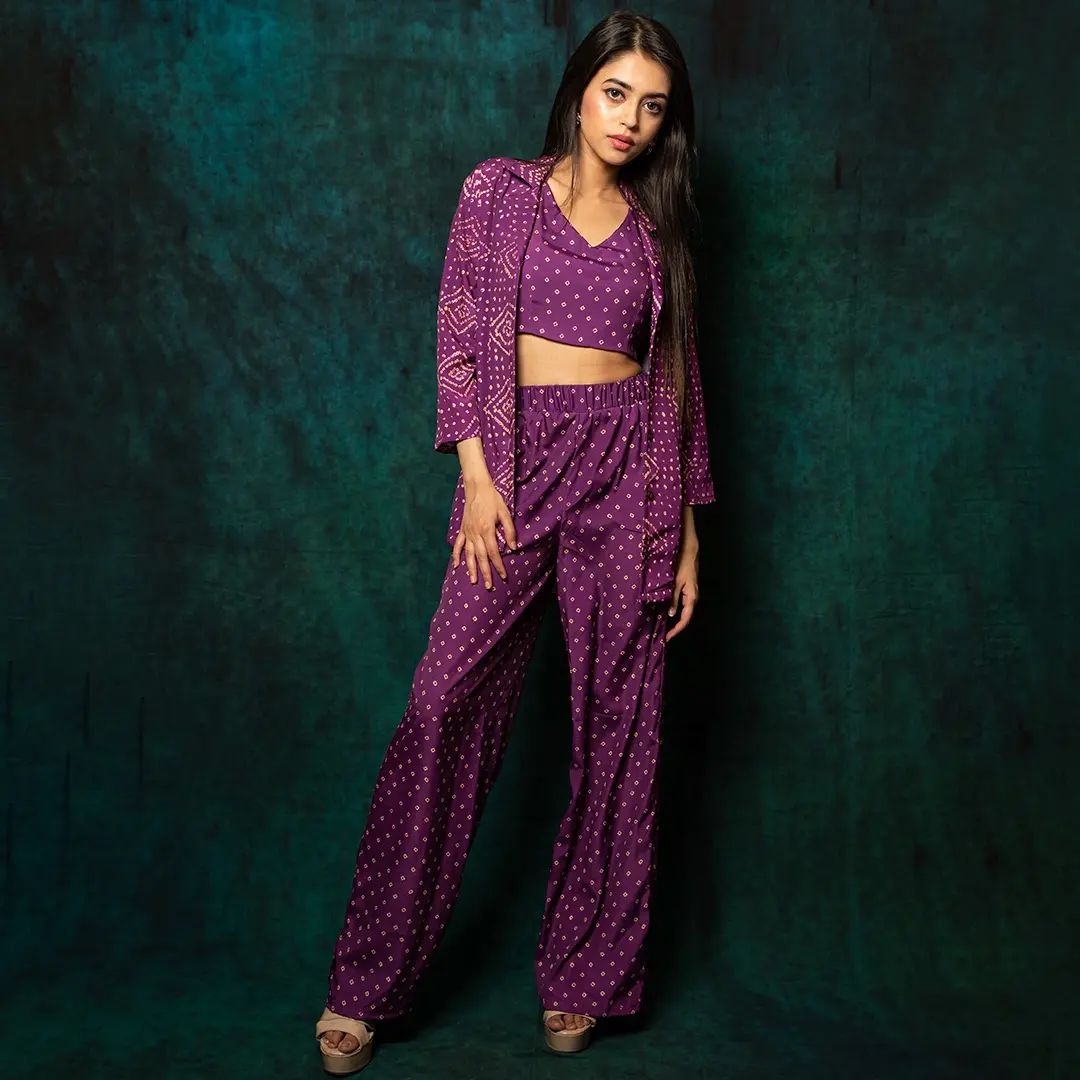Indie- 3 piece set cami shirt and pants