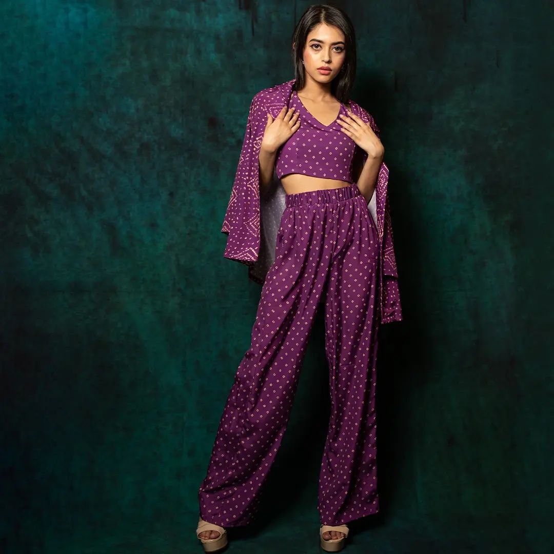 Indie- 3 piece set cami shirt and pants