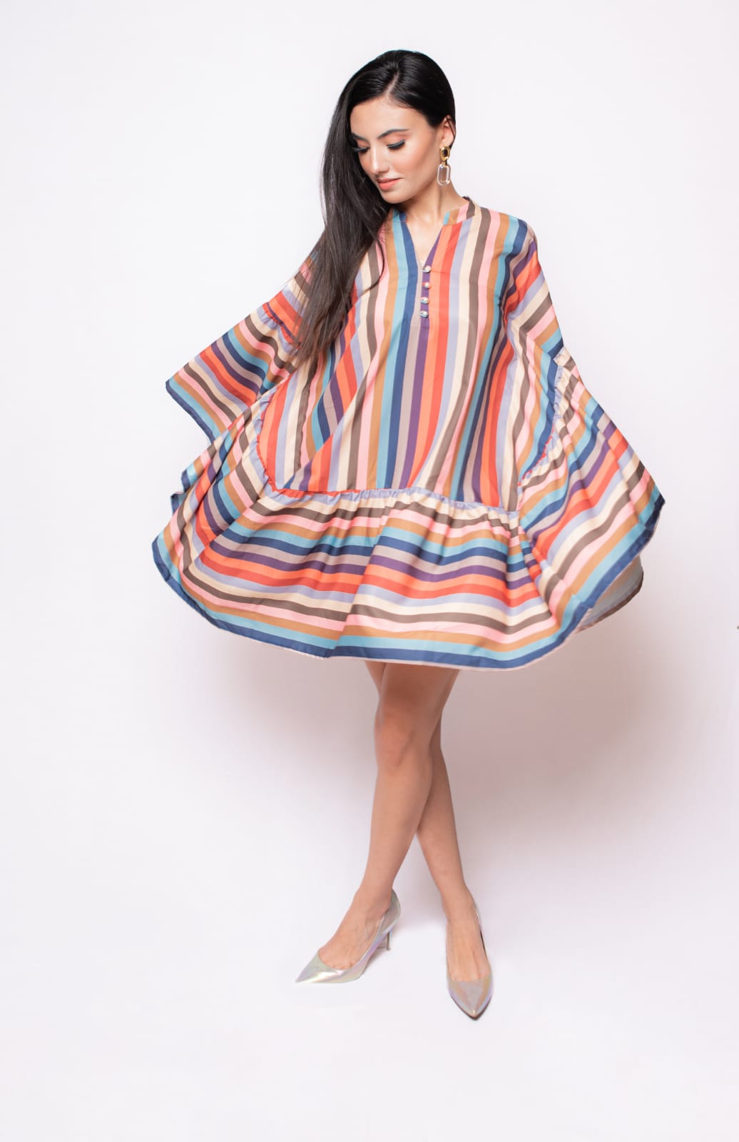 Candy Cane Kaftan Style Set