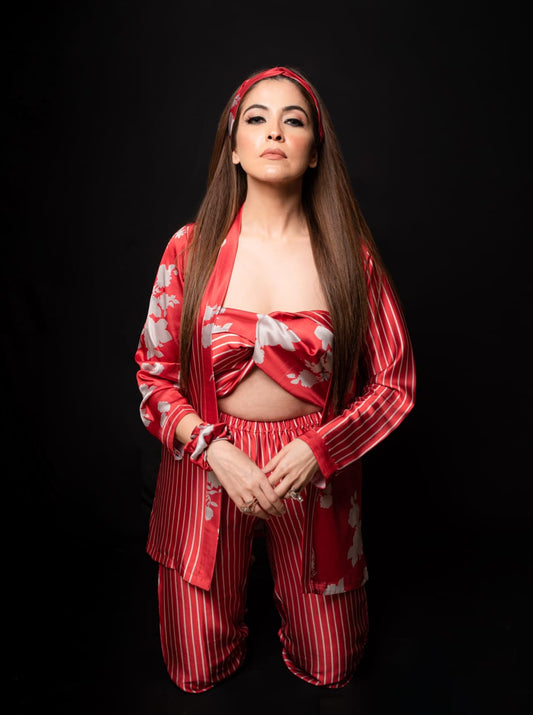 Red Mistress Lounge Set