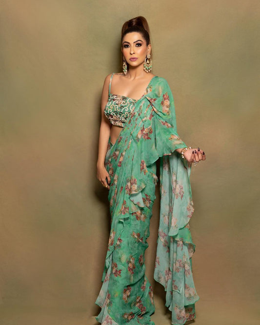 Raza Draped Saree